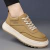 Mode Hohe Qualität Herren Schnür-Sneakers Bequem Atmungsaktiv Herren Flats Leder Herren Freizeitschuhe Business Casual Fahrschuhe