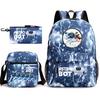Astro Bot Children's School Bag, Cosmic Robot Elementary School Student Starry Sky Backpack Leisure Bag