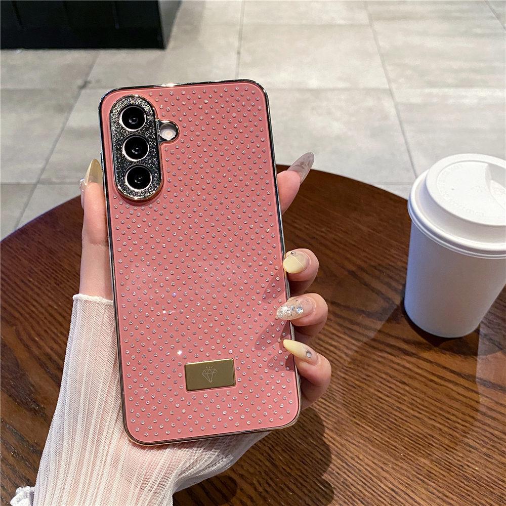 Glitter Diamond Electroplating Phone Case For Samsung Galaxy A56 A55 A54 A53 A36 A35 A34 A26 A25 A24 A15 A16 A14 A06