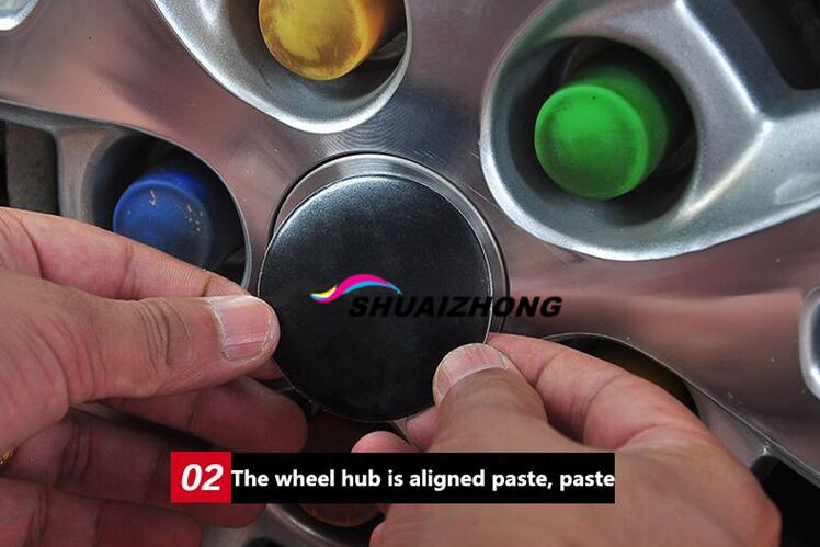 4pcs 3D 56mm 60mm 65mm For Citroen Car emblem Wheel hub Center Cap Badge covers sticker Decals Styling accessories