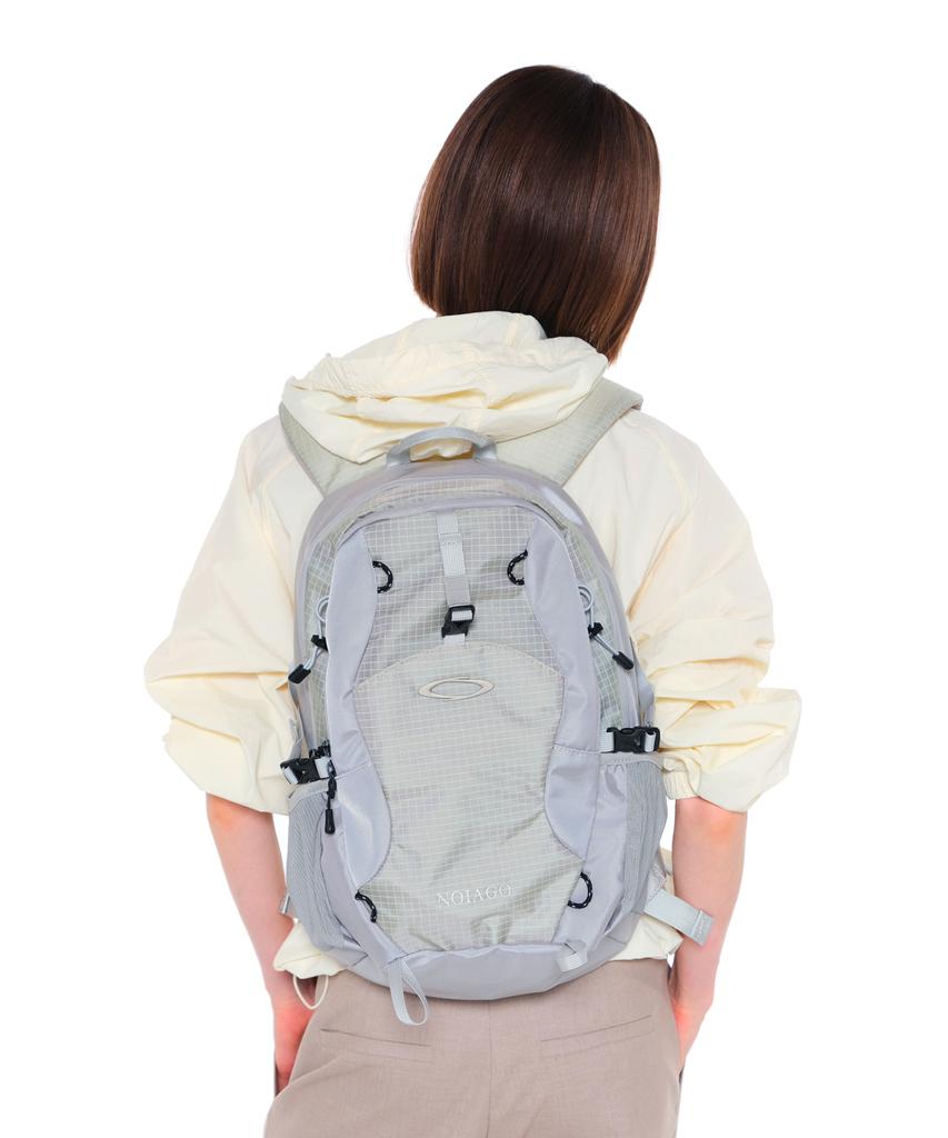 Noiago Noi1388 Nylon Daily Backpack (Light Gray)