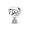 Animal Series Bead Dog Owl Turtle Fox Teddy Bear Dangle Charm Fit Original European 925 Sterling copper Bracelet DIYZircon Gift