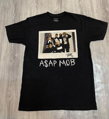 ASAP MOB Signature Krátké Tričko Pánské Všechny Velikosti TP31