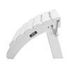 Adirondack Ottoman 17.7L X 19.7W X 13.8H Inch HDPE Folding Footrest White
