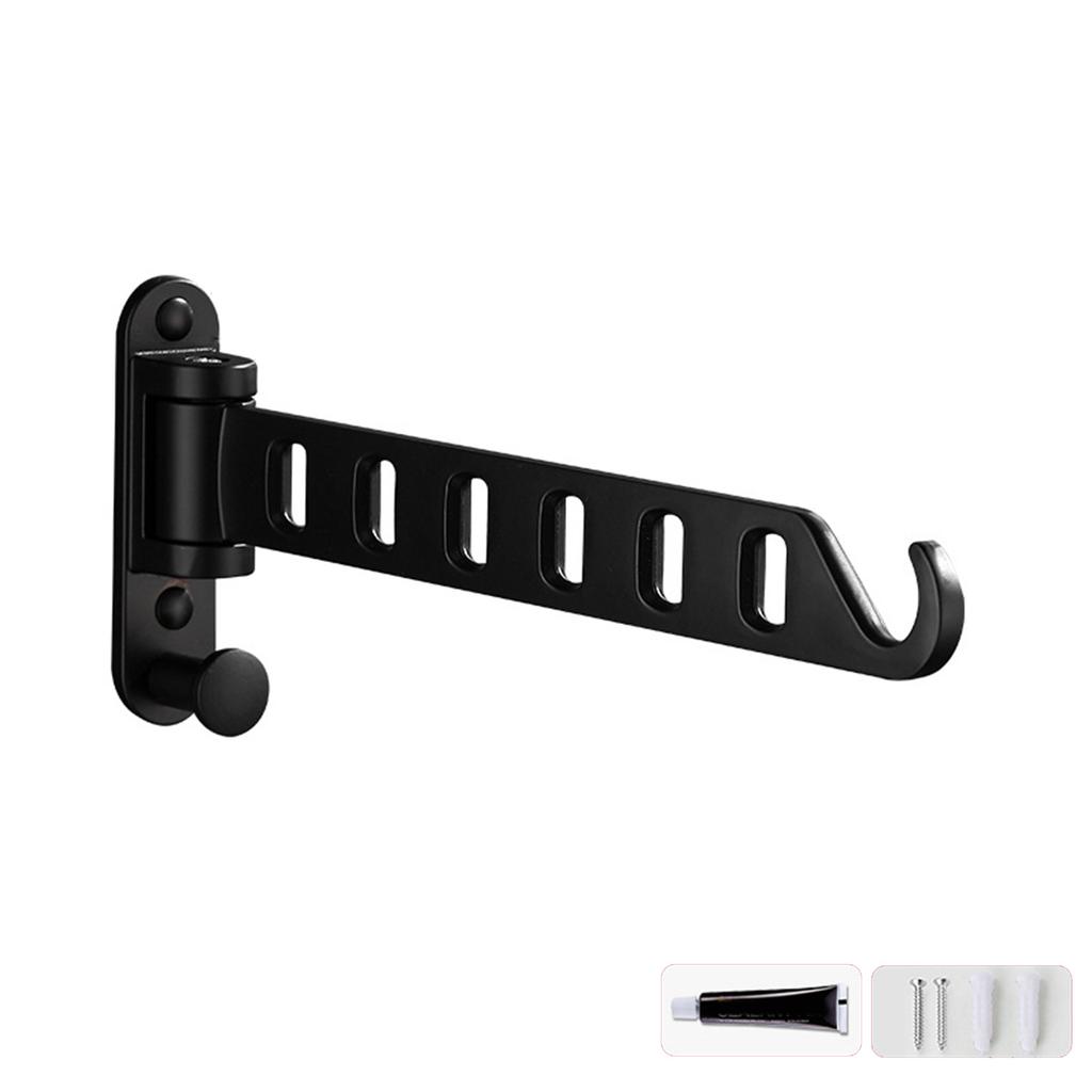 Wall Mounted Laundry Hanger Dryer Rack Folding Clothes Hanger Metal Storage Rack for Home Dormitory Balcony Heavy Duty