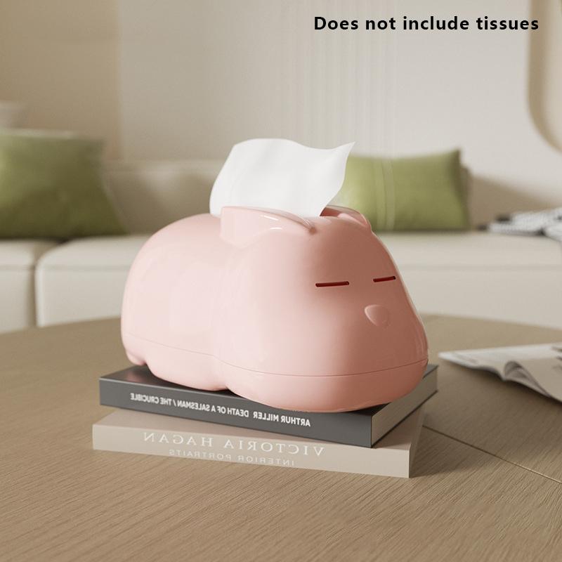 

Коробка для салфеток Arrival Bunny Lift, усовершенствованный держатель для салфеток на рабочем столе с пружиной, креативная коробка для салфеток в стиле Ins для гостиной розовый