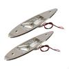 2x Marine Navigation Light Signal Boat Stainless Steel Sturdy Replacement Professional 1.5W