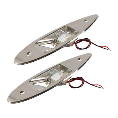 2x Marine Navigationslicht Signalboot Edelstahl Robust Ersatz Professionell 1,5W