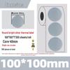 Silver Thermal Adhesive Printable Food Label