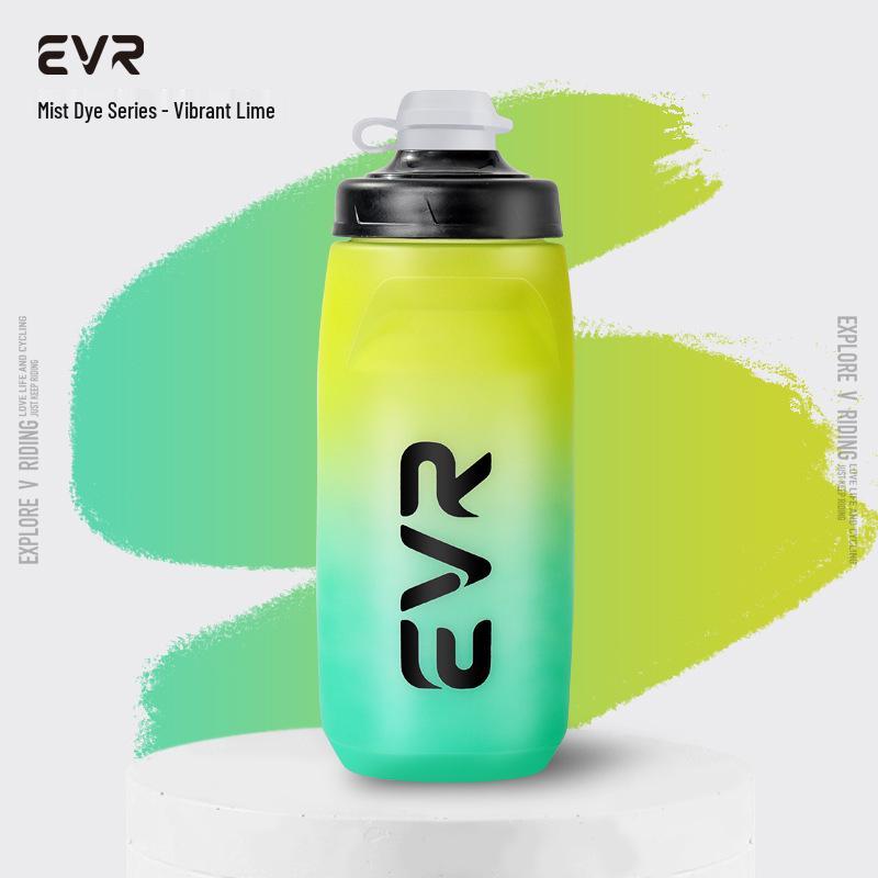 EVR Colorful Lightweight Plastic Cycling Water Bottle for Mountain & Road Bikes
