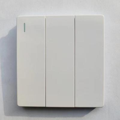 86 Type Hidden Wall Power Socket with USB, British Standard, Five-Hole Design for Homes