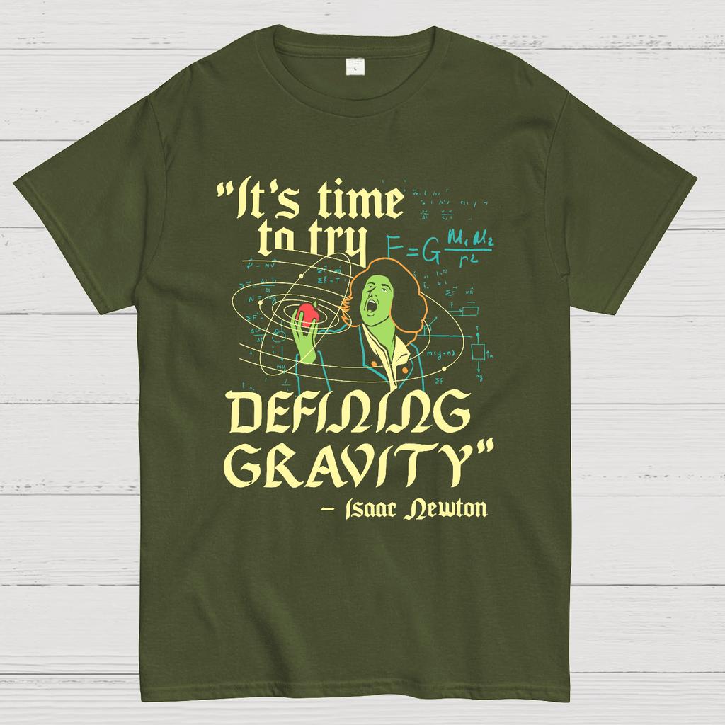 It's Time To Try Defining Gravity Cotton Summer Casual Cool Loose T-Shirt