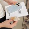 Fresh & Cute Blue Striped Ice Cream Holder for iPhone 15 Pro Max/Apple 14/13/12 Cases