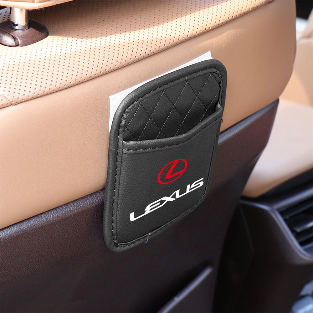 Car Seat Back Storage Bag Phone Drink Snack Umbrella Organizer Box For LEXUS IS300 IS200 IS300 LX570 GS300 GX460 ES300 NX300h NX