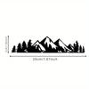 Car Exterior Stickers Forest Snow Mountain Styling Personalized Decals Car Fashion Decoration Stickers Decorative Accessories