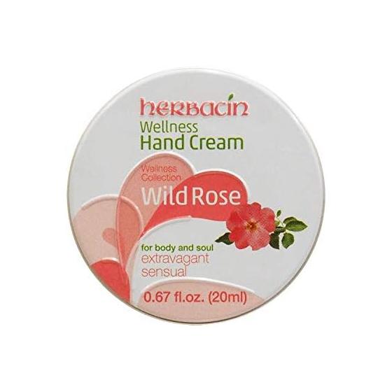 Herbacin Hand Cream Rose Can 20mL