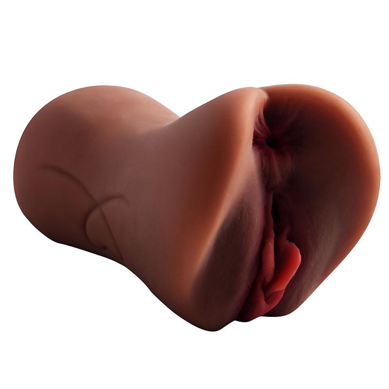 Real Silicone Vaginal Big Ass Half Body Sex Dolls Male Masturbation Cup Anus Dual Channel Realistic Pussy Sex Toys