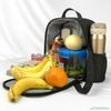 Colorful Video Game Lunch Bags Thermal Lunch Box Insulated Cooler Bag Reusable Tote Shoulder Bag for Outdoor Picnic Meal Office