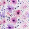 Royal Samt Stoff Polyester Zum Nähen - Motiv Blumen - Rdx2158