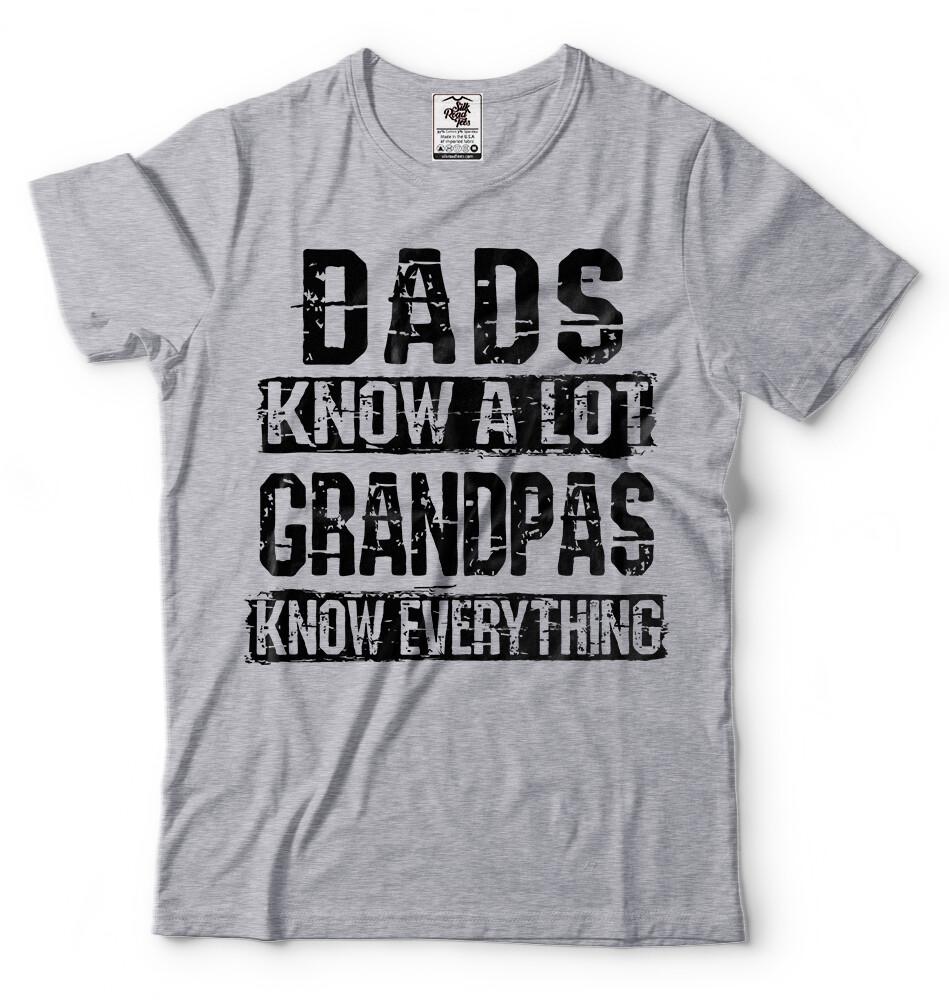Heren Opa T-shirt Opa Weet Alles Grappig Opa Cadeau T-shirt