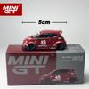 MINIGT 1:64 LB-WORKS X Abas Works ABARTH 595 Red Alloy Car Model 963