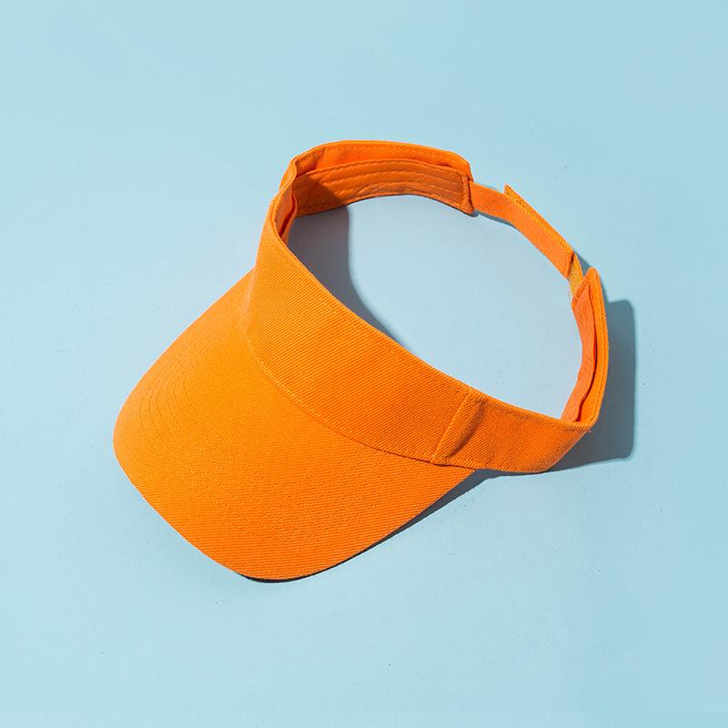 Baseball Cap Summer Hats For Girls Boys Children Casual Empty Top Sun Visor Tennis Cap Solid Sunscreen Outdoor Group Activity