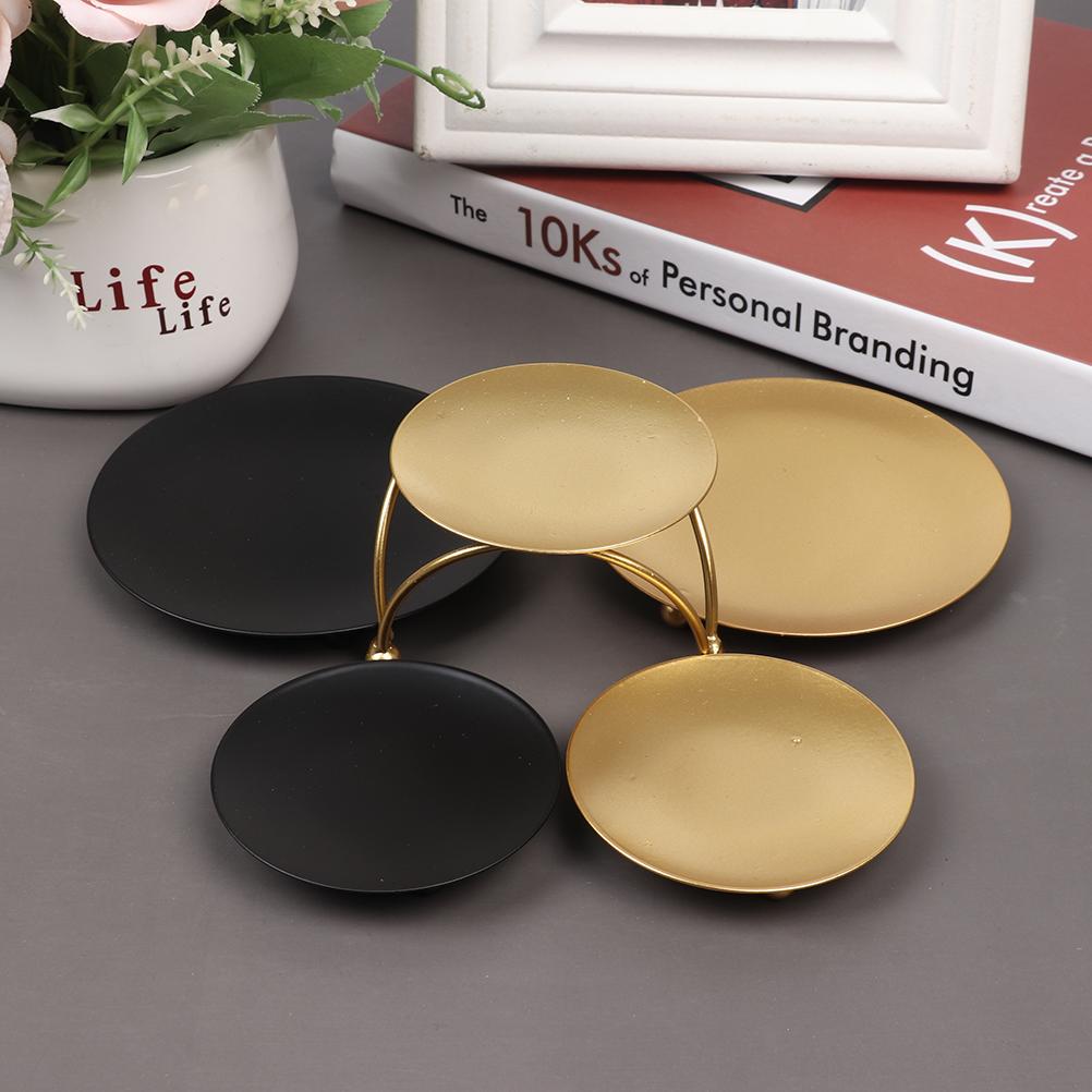 Nordic Gold Iron Art Candlestick Creative Candle Cup Table Decor Candle Holder