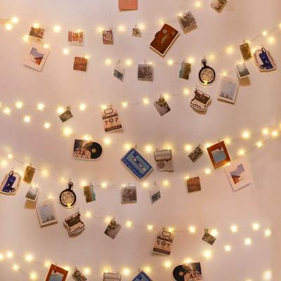 5M 10M LED Photo Clip String Light Fairy Lights Girlanda świąteczna do domu, na ścianę, na kemping, na nowy rok, do dekoracji okapu