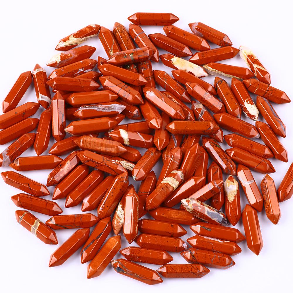 Amazonita Ponta Dupla Coluna Hexagonal Gema Semipreciosa Polida