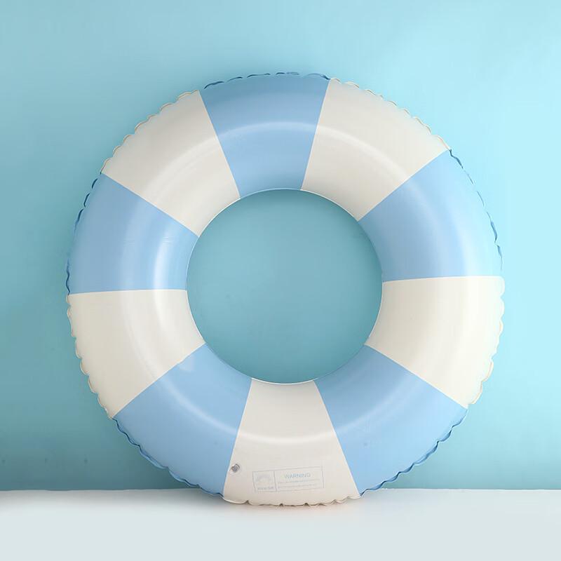 Kids  Thickened Plaid Inflatable Swimming Ring