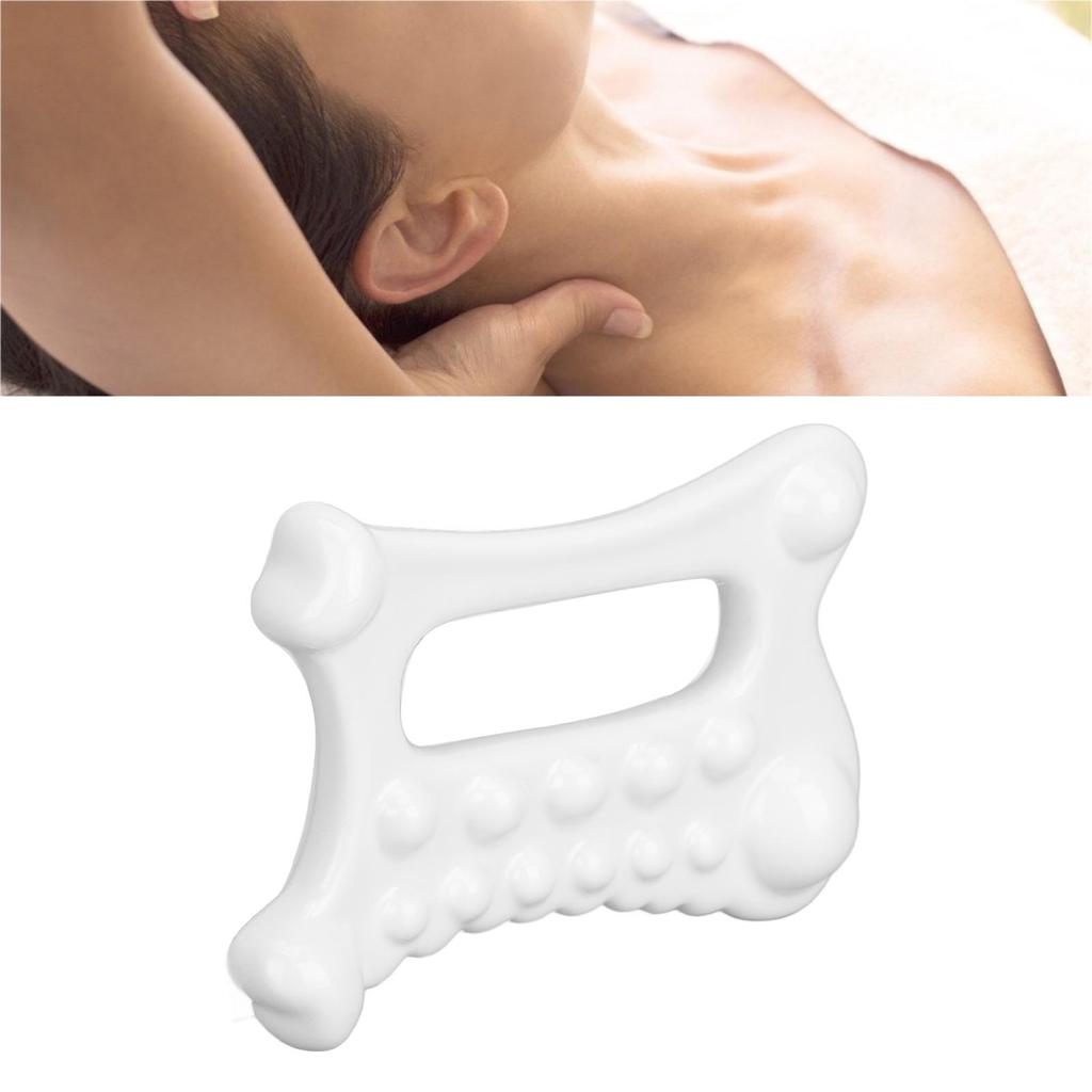 Ceramic Scraping Board Release Muscle Tension Ergonomic  Sha Scraping Massage Plate Tool for Face