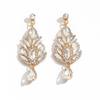 Elegant Rhinestone Crystal Long Earrings - Shiny Luxury for Evening Parties & Weddings