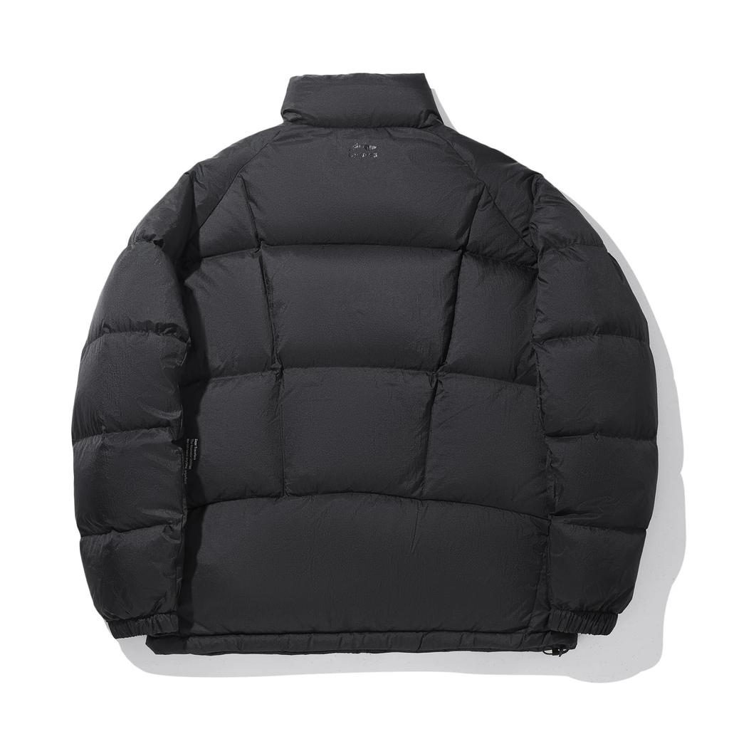 Li Ning Down Jackets Men's Caviar Black Stand Collar Moderate AYMV475-3