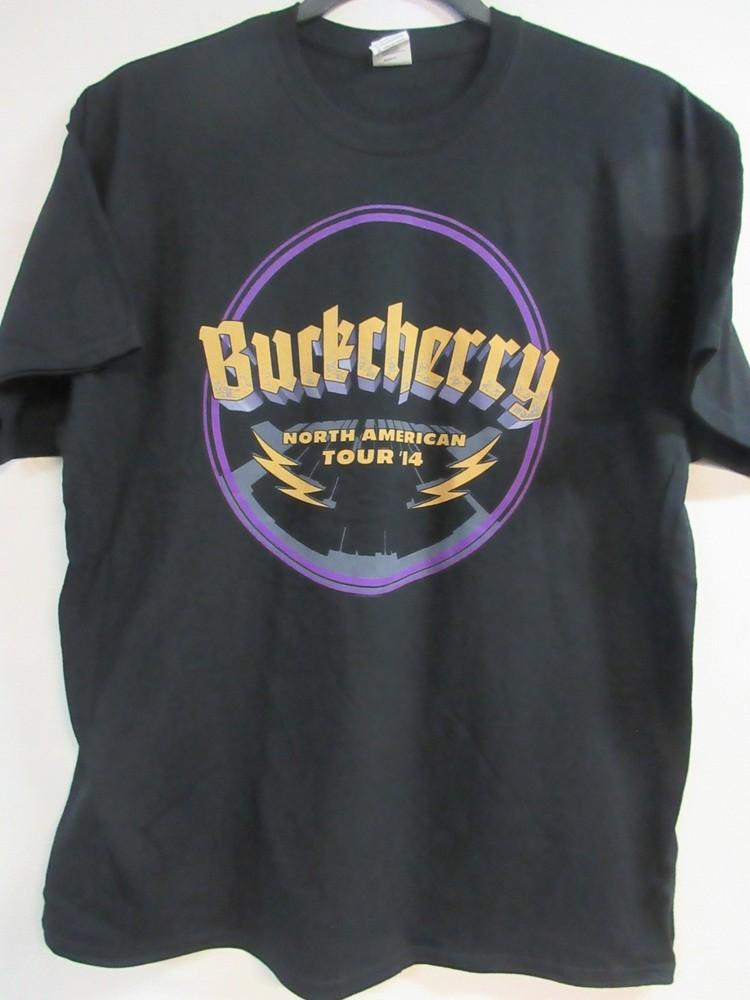 BUCKCHERRY OFFICIAL MERCH N.A. TOUR 2014 BAND CONCERT MUSIC  EXTRA LARGE Unisex T-Shirt L