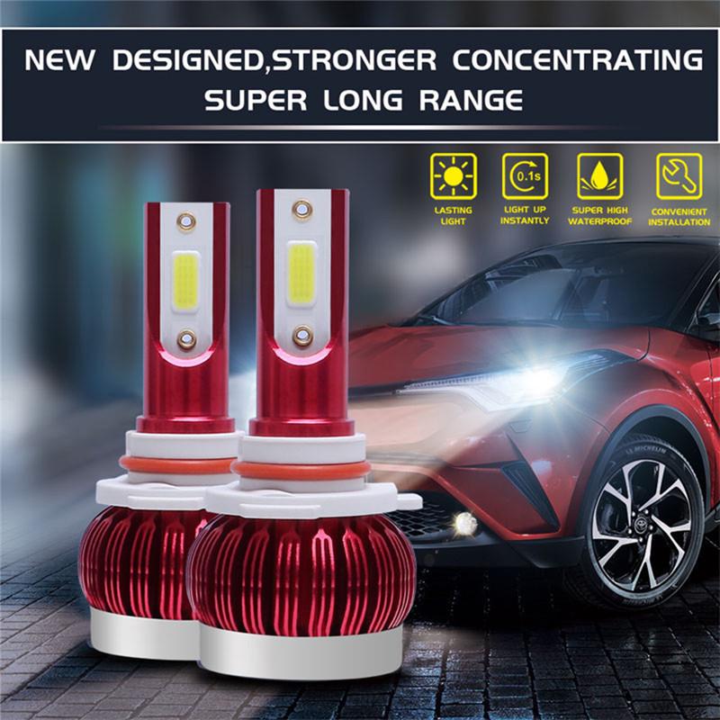 9006 6000K White Headlamp 1500W 225000LM Auto Bulb Car Headlight Kit DOB LED