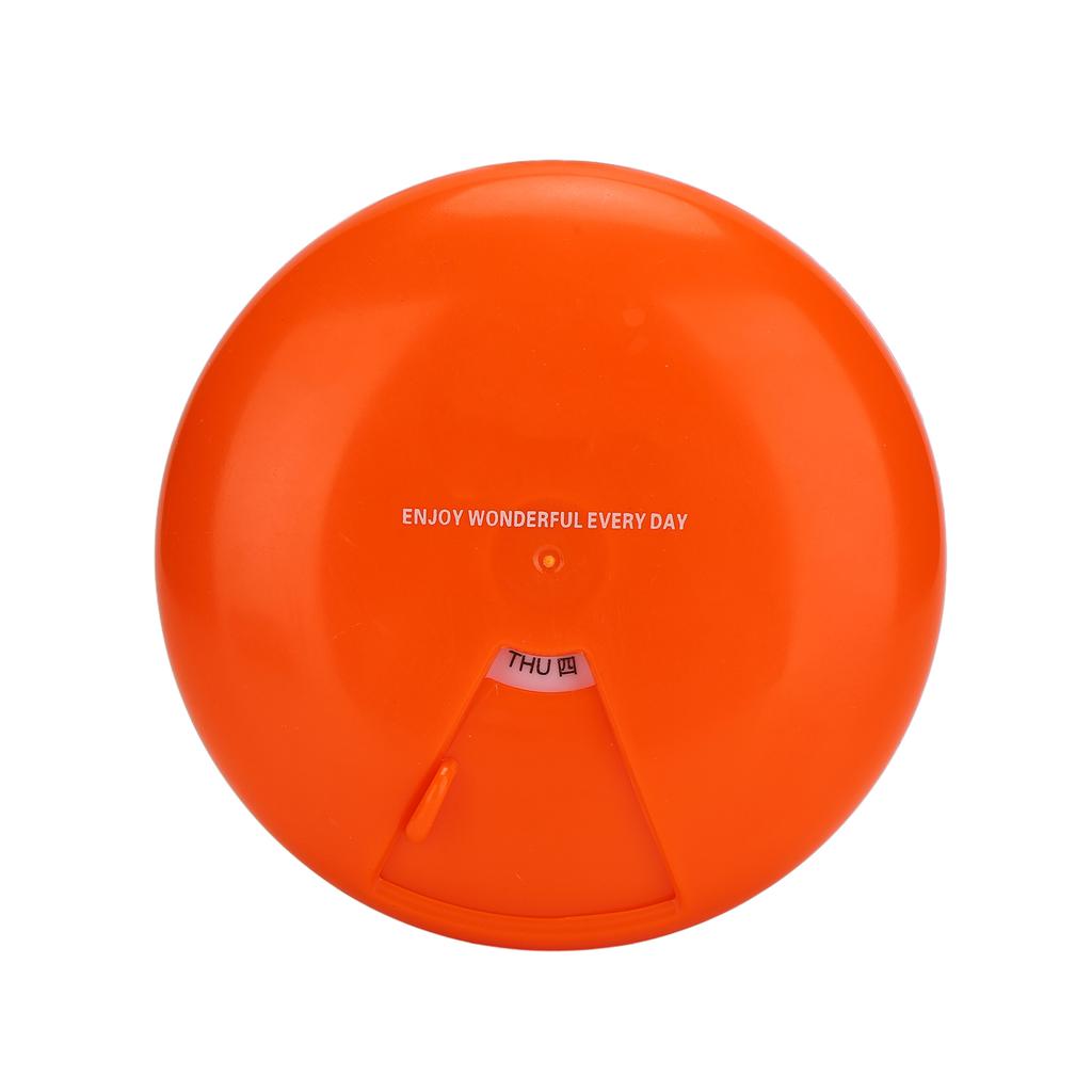 7 Grid Portable Medicine Organizer Box Rotating Weekly Pills Case Container for Outdoor Home Travel