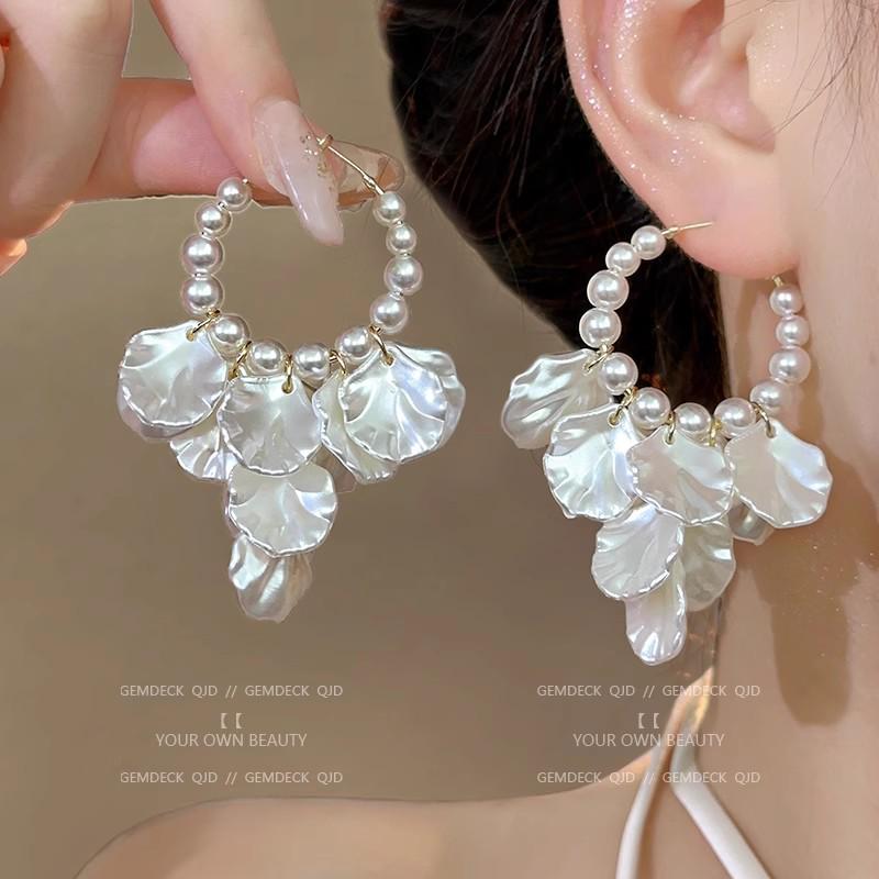 Elegant Long Tassel Full Diamond Earrings for Evening and Banquet