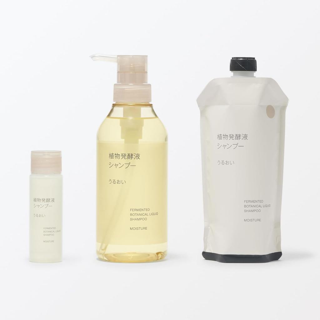 MUJI Plant Fermented Extract Shampoo Moisturizing 340ml 84465635 (Refill)