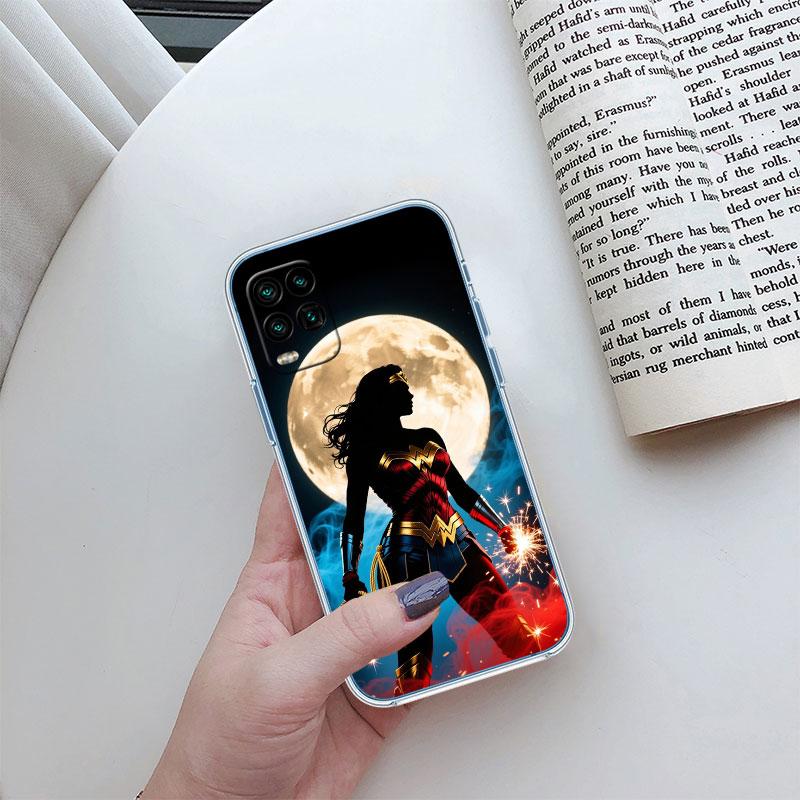 Wonder Woman Durchsichtige Handyhülle für Motorola Moto G7 G8 G9 G84 G85 G73 G24 G15 Z2 Play Power Plus