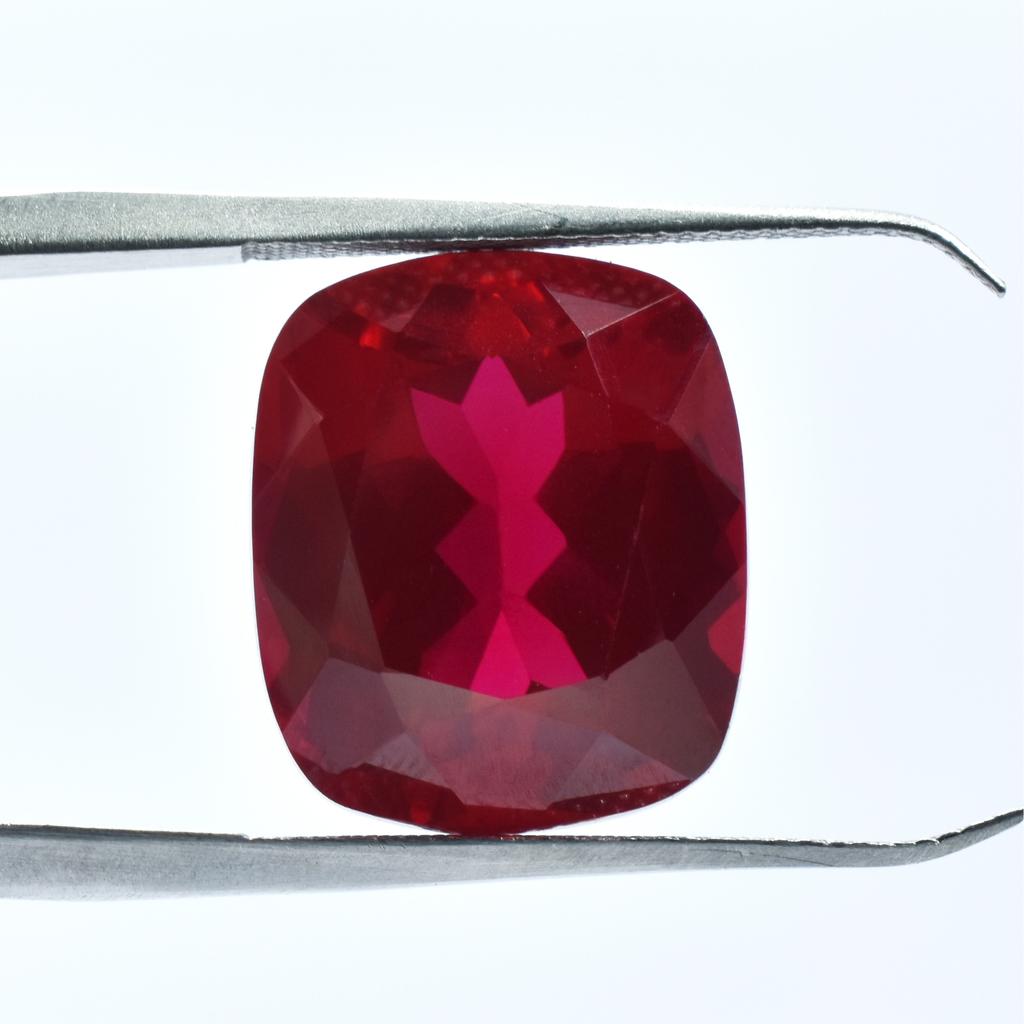 Natural Red Ruby Loose Gemstone 20.35 ct Cushion Cut Flawless Gift for Him for Jewelry Designs