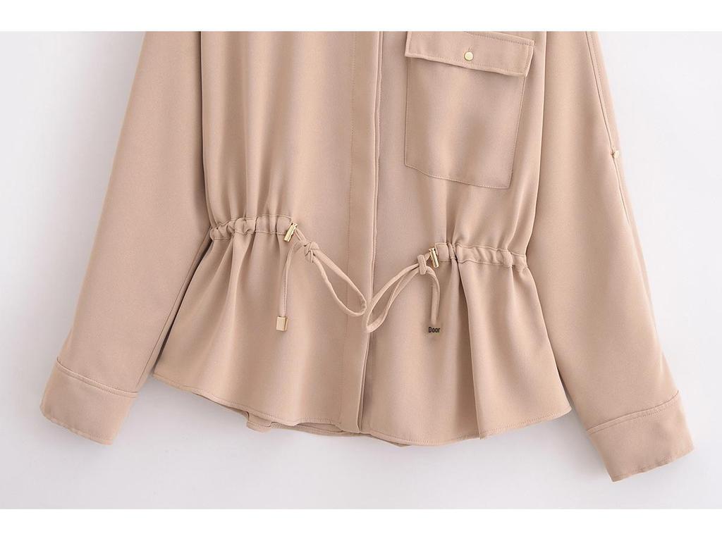 2025 Spring Women's Crepe Loose Shirt & Casual Long Pants - Euro-American Style