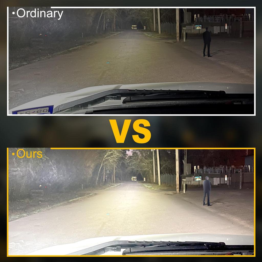 Ygmylandbb P13W LED Headlight Fog Light Bulb Explosive Light 80W