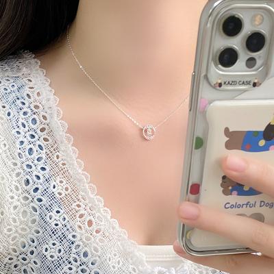 Circular Necklace Fashionable, Fresh, Individualized, Elegant, and Elegant Girls' High Grade Collar Chain