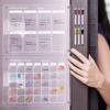 3D Magnetic Acrylic Weekly Plan Memo Message Board Erasable DIY Magnetic Refrigerator Sticker