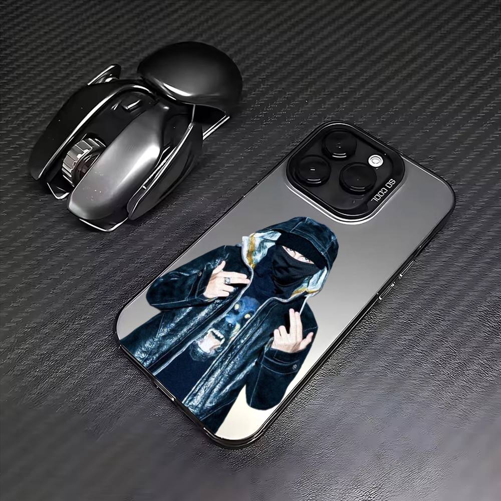 Masked Rapper E-EsDeeKid   Phone Case For iPhone17,16,15,14,13,12,11 Plus,Pro Max Colored Silver Plated Inside Cover