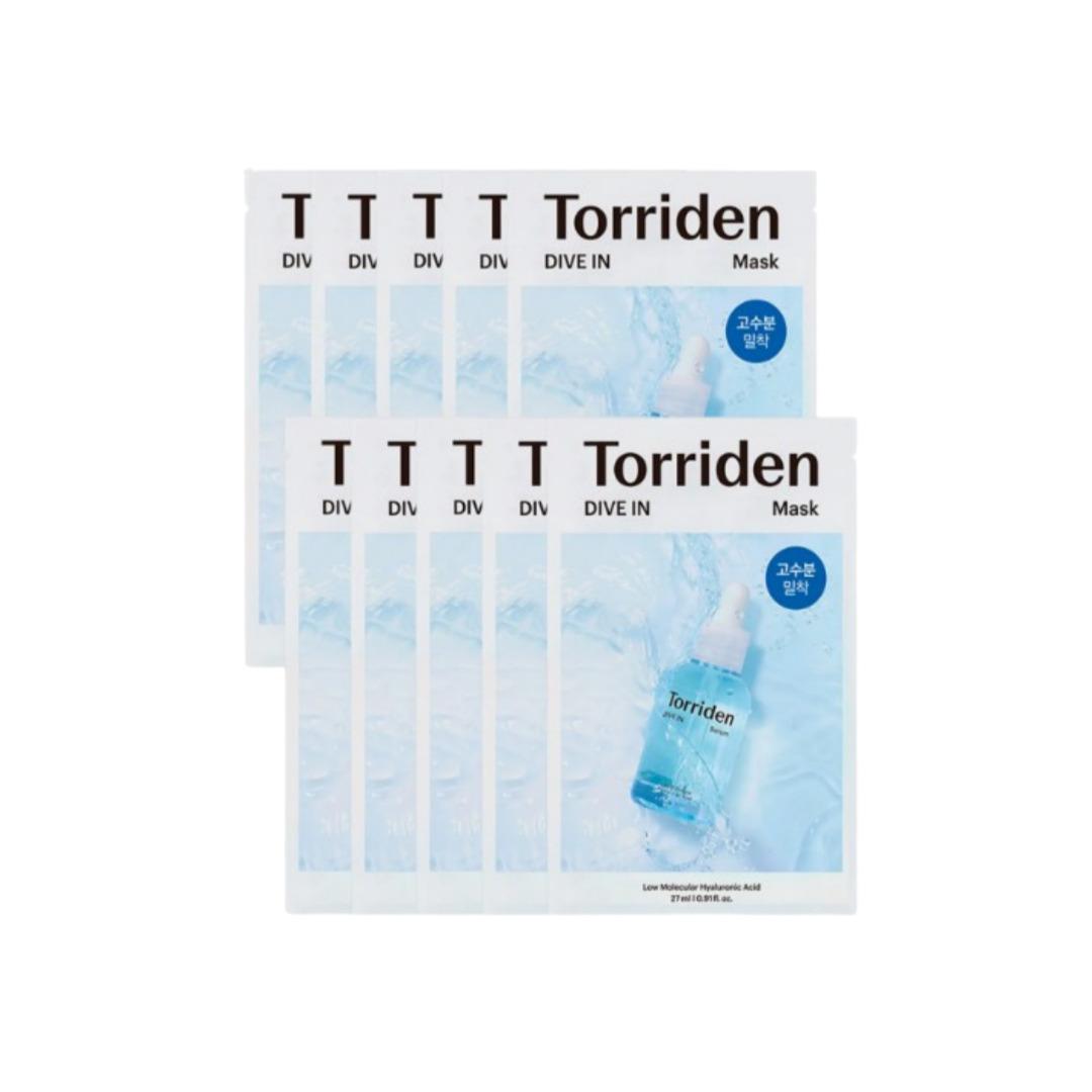 Torriden Dive-In Low Molecule Hyaluronic Acid Mask Sheet 10ea