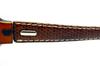 GLADELI Dark Brown Brown Sunglasses with Leather by Sabae Planning G91-89A Extract/Half Women's (Oval Temples)