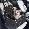 Pet Car Seat Hammock - Universal Dog and Cat, Non-Slip Bottom and Breathable Mesh - Rear Seat Protector for Small/Medium Pets