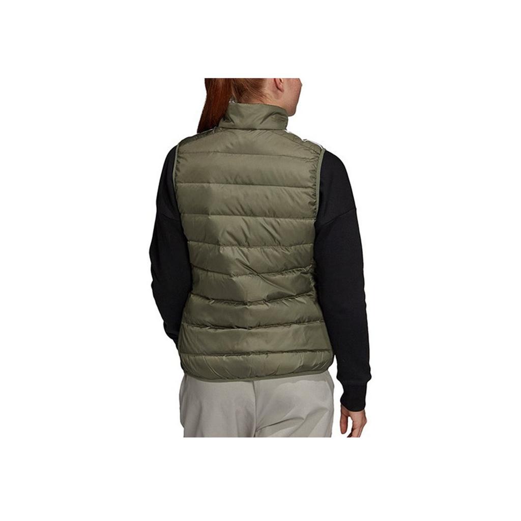 Adidas Casual Windproof Warm Sleeveless Down Vest Women Vests Army-Green GH4587