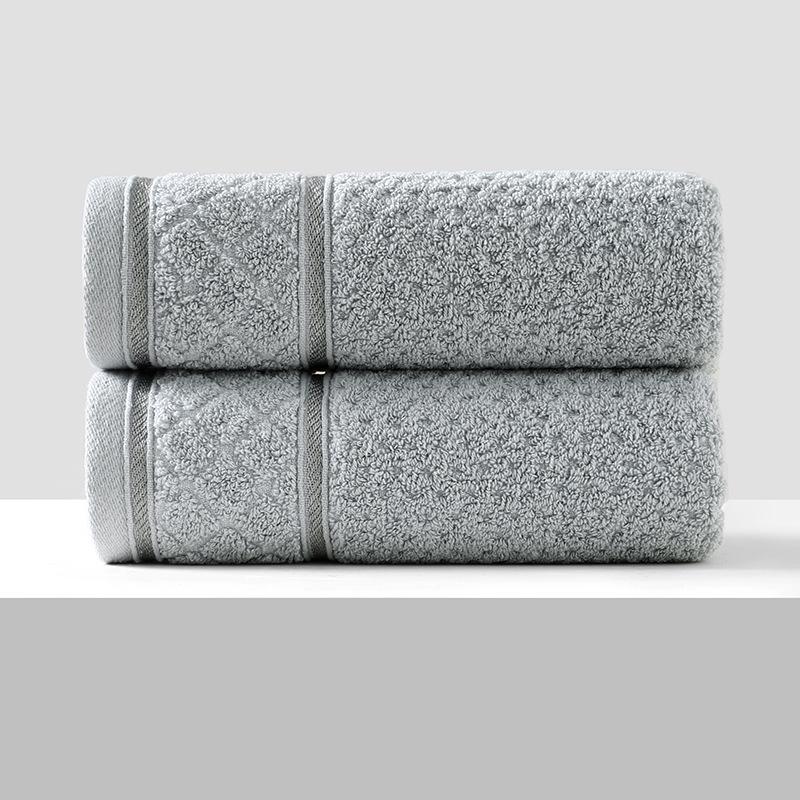 Soft, Absorbent Polyester-Cotton Towels - Thickened for Household Use, Face Wash, and Gifts